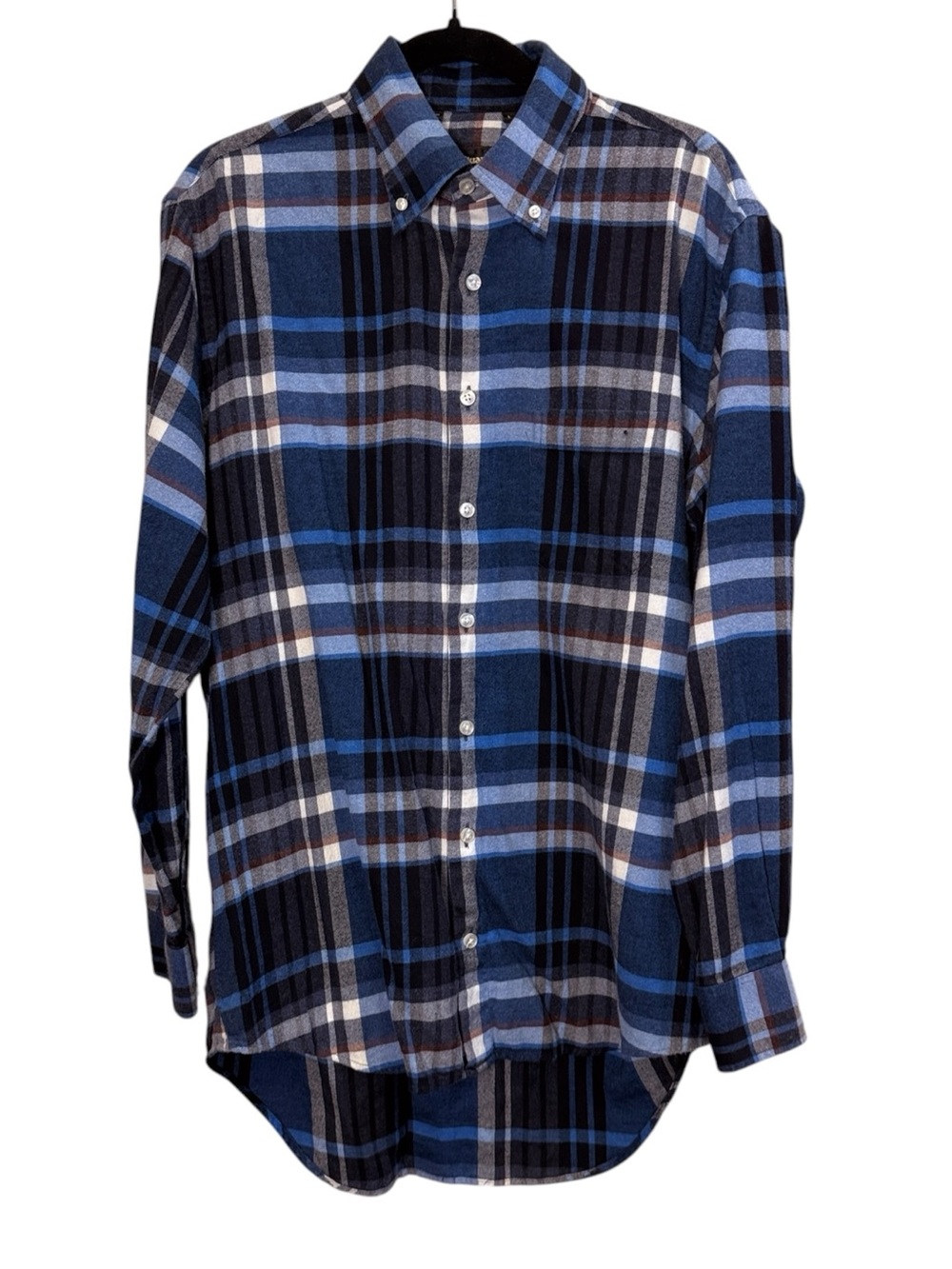 Paul Smith Italy Men's Dress Gordon Tartan Plaid Cotton Button-Down Shirt sz L